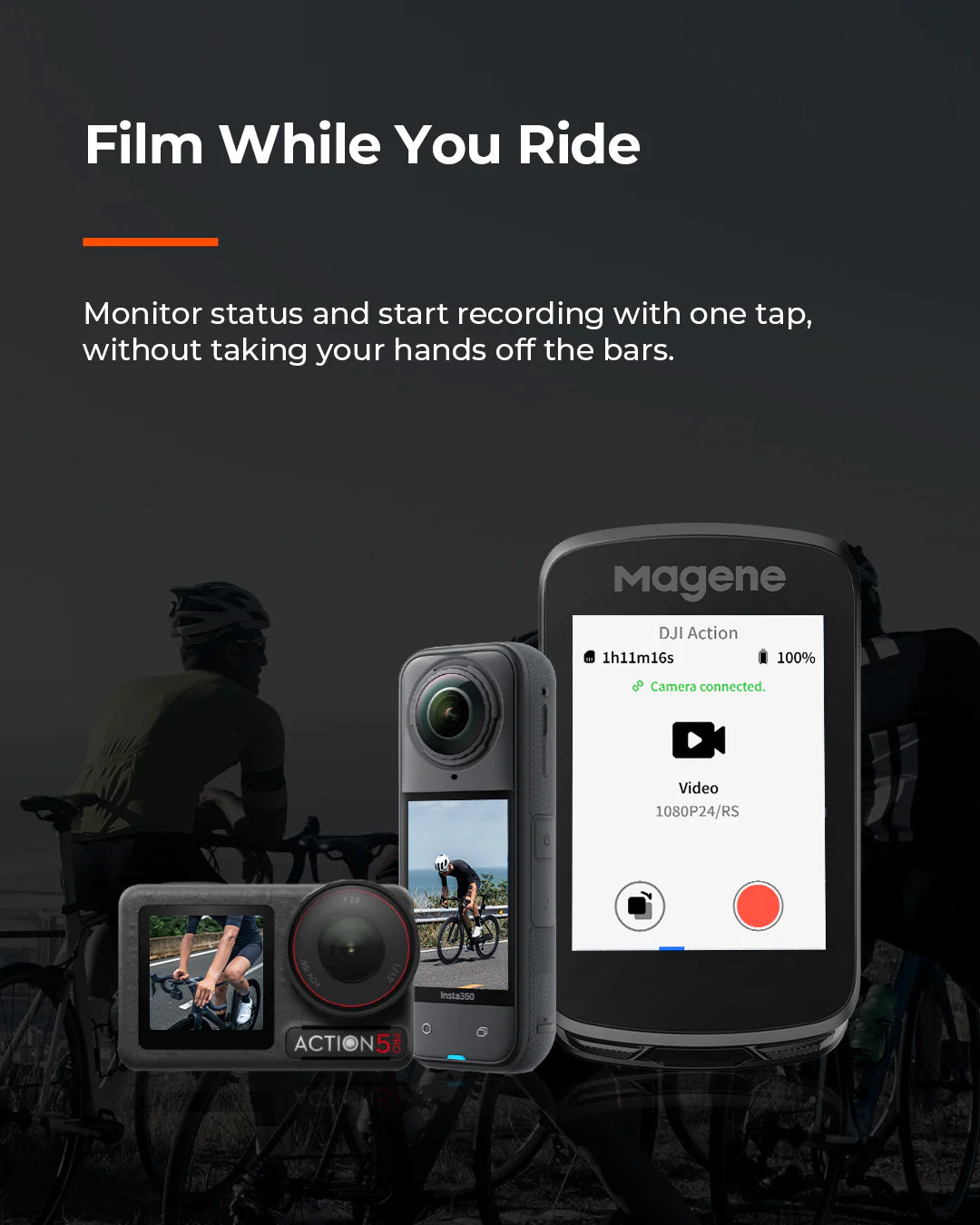 Magene C606 V2 GPS Cyclocomputer (Black)