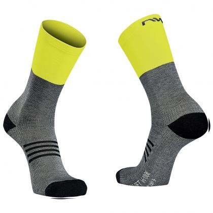 Northwave Extreme Pro Winter Socks- Grey/Yellow