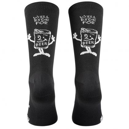Northwave Will Ride For Beer Winter Socks-Black