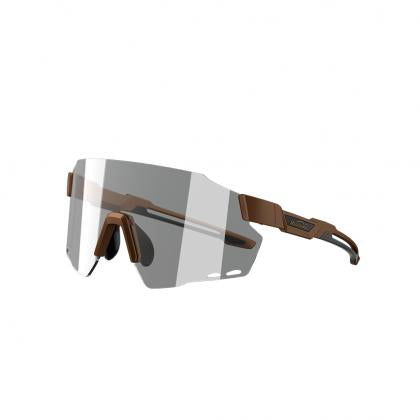 Magicshine Windbreaker Photochromic Sunglasses-Coffee Brown
