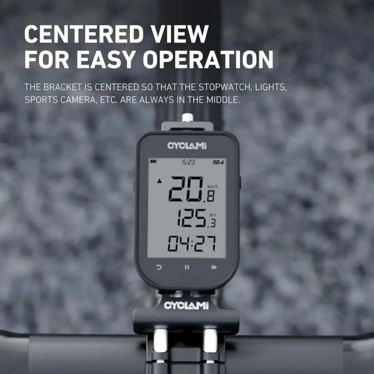 Cyclami S16 Out Front Mount for Bicycle Computer Handlebar Extension Holder