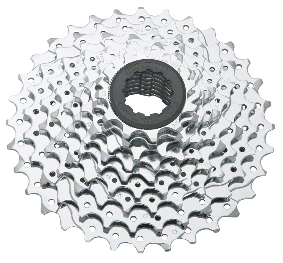 SRAM PG-950 Cassette - 9 Speed, 11-28t, Silver