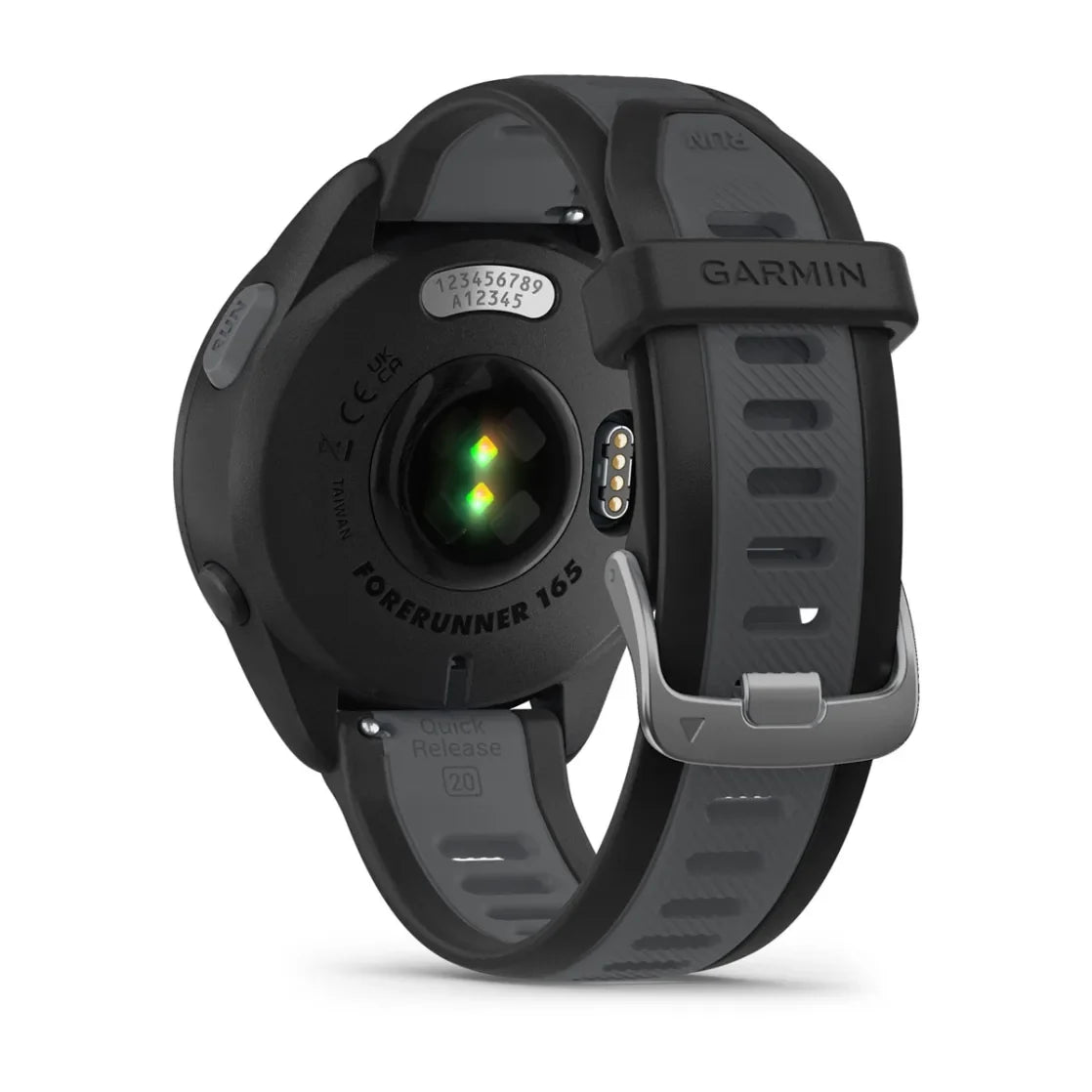 Garmin Forerunner 165 Smart Watch (Black/Slate Grey)