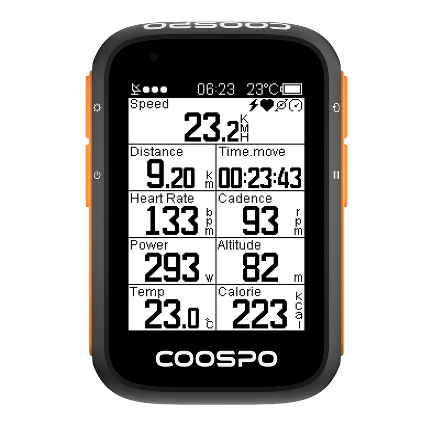 COOSPO BC200 GPS CYCLOCOMPUTER (BLACK)