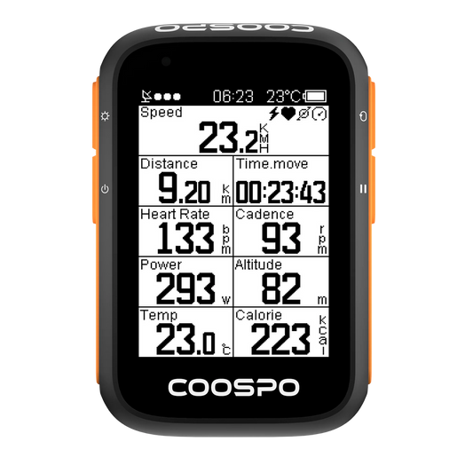 COOSPO BC200 GPS CYCLOCOMPUTER (BLACK)
