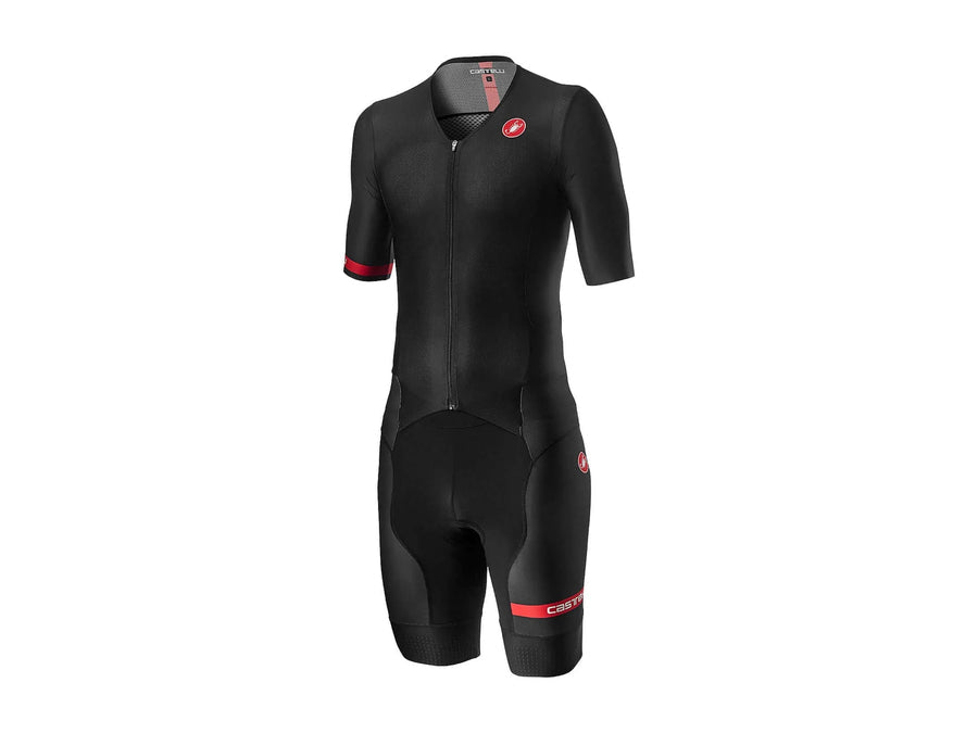 CASTELLI FREE SANREMO 2 SHORT SLEEVE MEN'S TRIATHLON SUIT (BLACK)