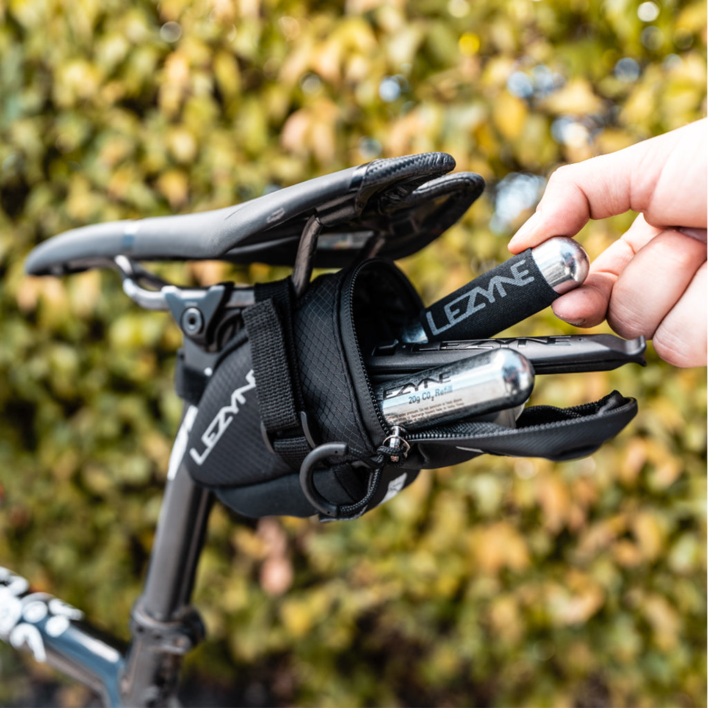 Lezyne M-Caddy Saddle Bag-Red/Black