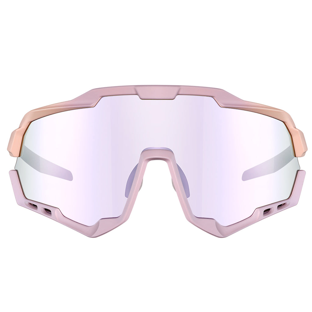 Magicshine Morpher Coloured Photochromic Sunglasses-Champagne/Pink