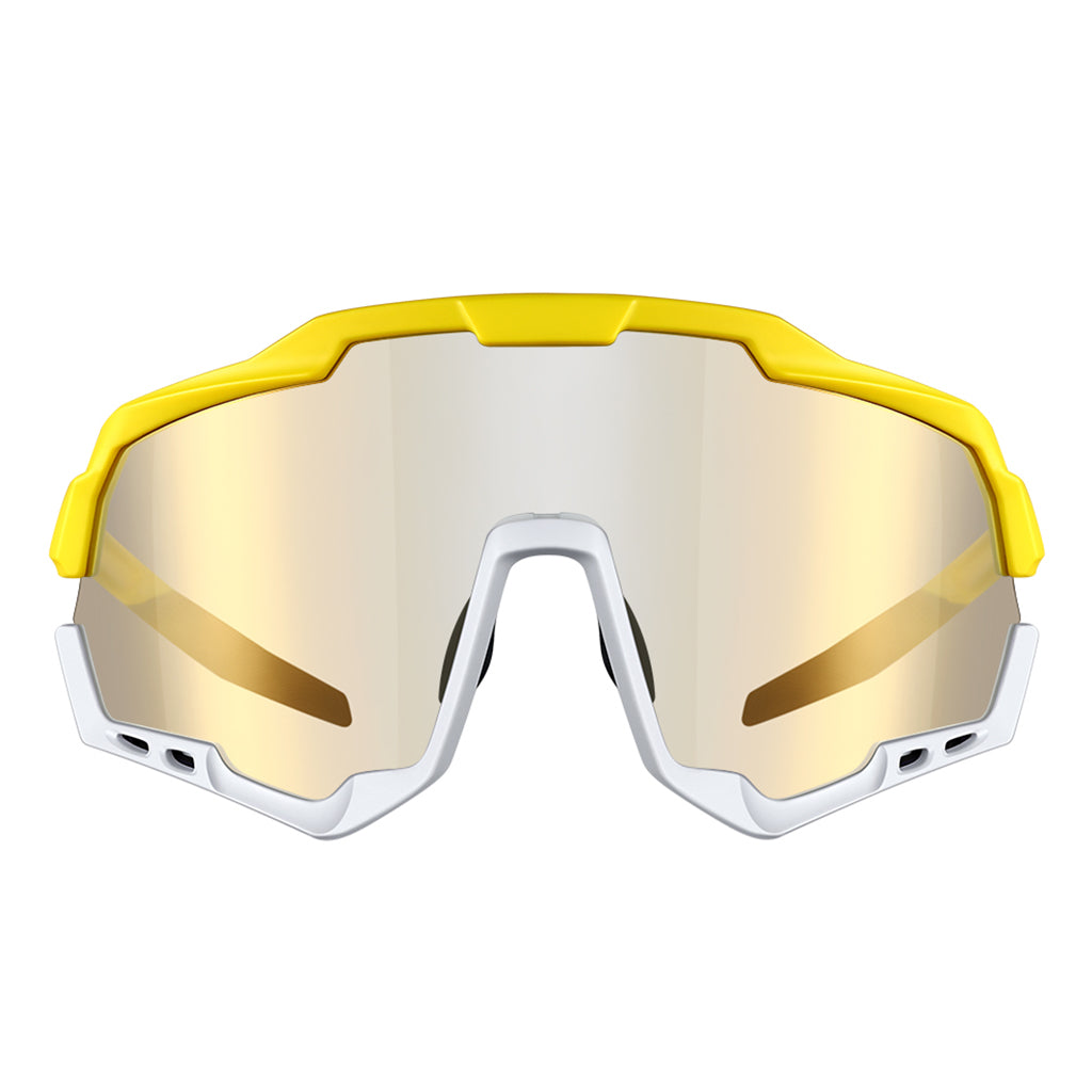 Magicshine Morpher Coloured Photochromic Sunglasses-Yellow/White