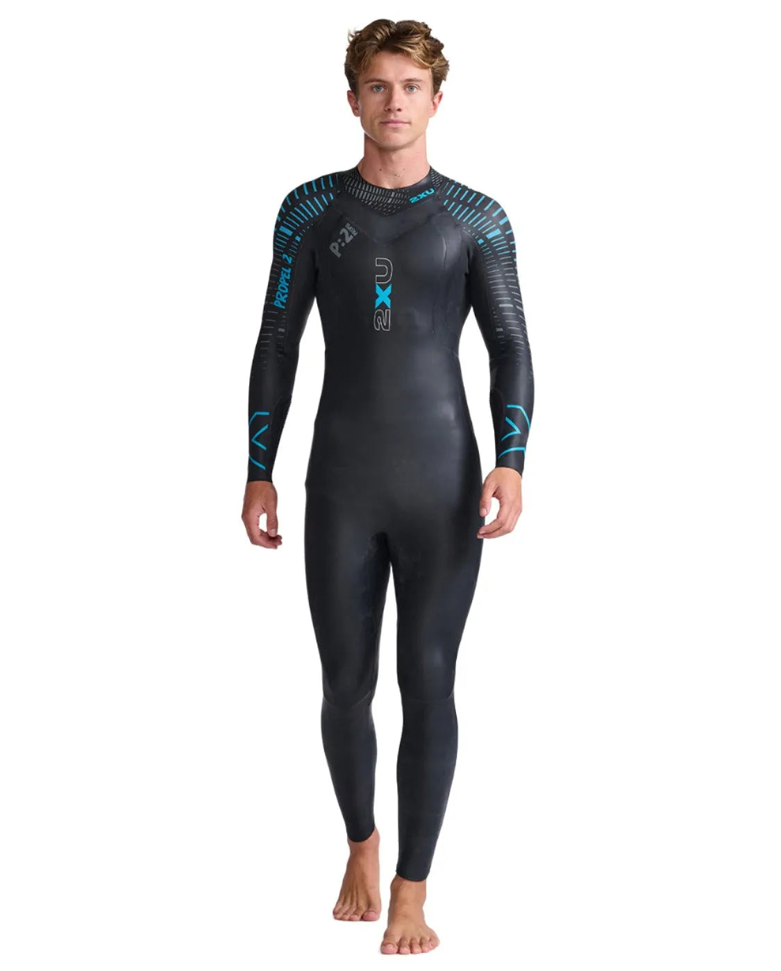 2XU MW4990C Propel 2 Men's Wetsuit (Black/Aloha)