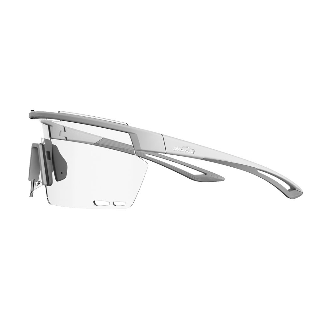 Magicshine Rouler Basic Sports Sunglasses-White/Grey