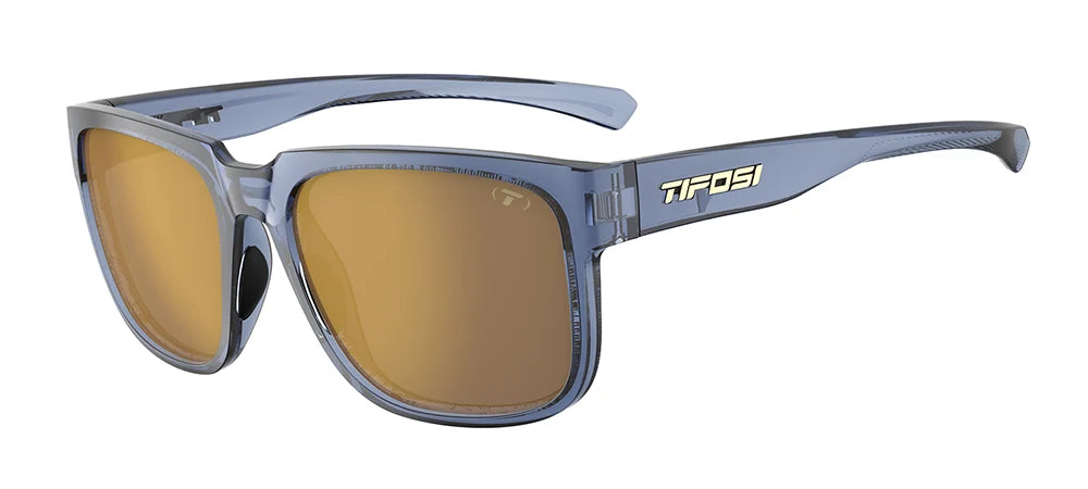 Tifosi Shumo Sport Sunglasses (Crystal Denim/Gold Mirror)