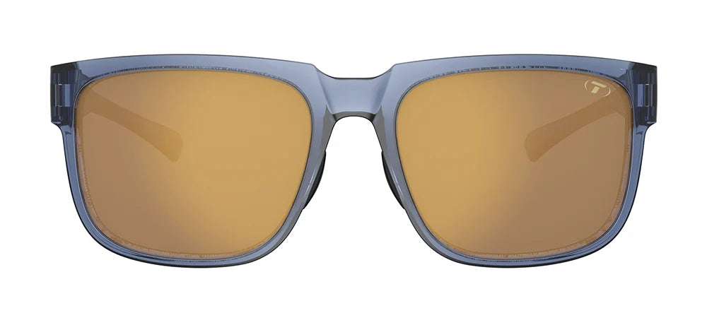 Tifosi Shumo Sport Sunglasses (Crystal Denim/Gold Mirror)