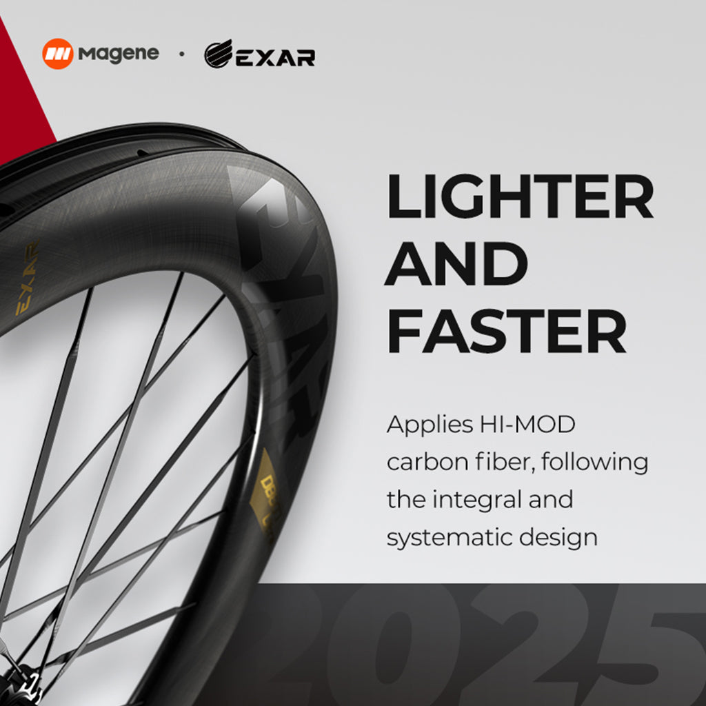 Magene EXAR Ultra DB405 Carbon Wheelset-40/45mm (Disc Brake)
