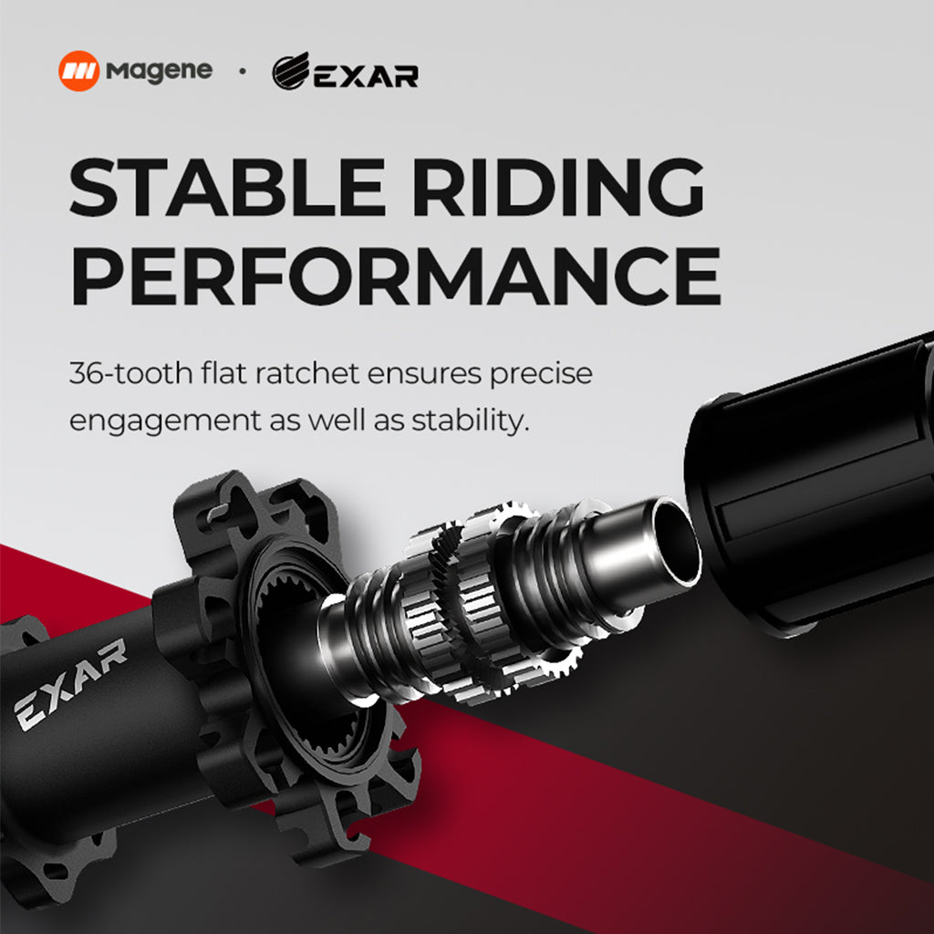 Magene EXAR Ultra DB405 Carbon Wheelset-40/45mm (Disc Brake)