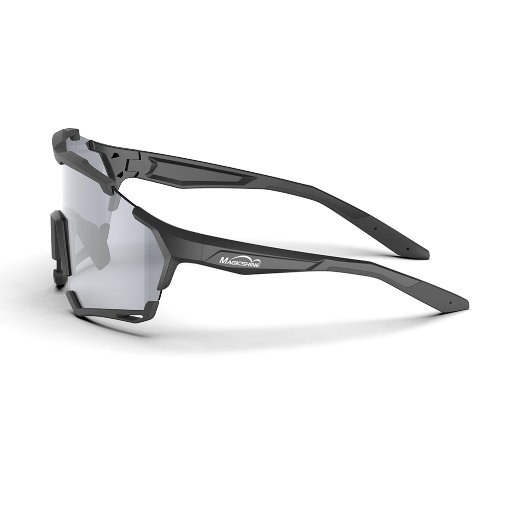 Magicshine Versatiler Photochromic Sunglasses-Clear/Black