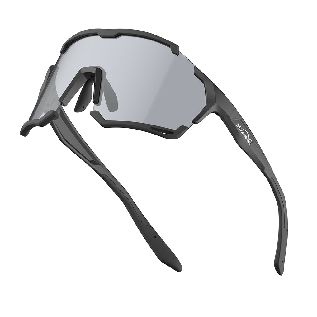 Magicshine Versatiler Photochromic Sunglasses-Clear/Black