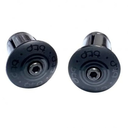 BTP ABS Screw-In Bar End Plugs (Black)