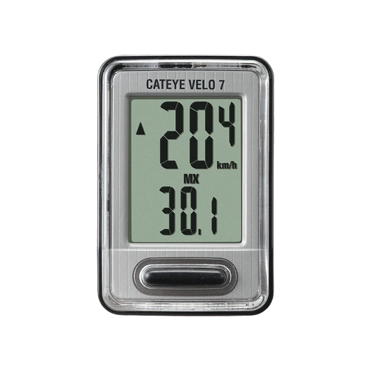 Cateye Velo-7 Cyclocomputer (Black)