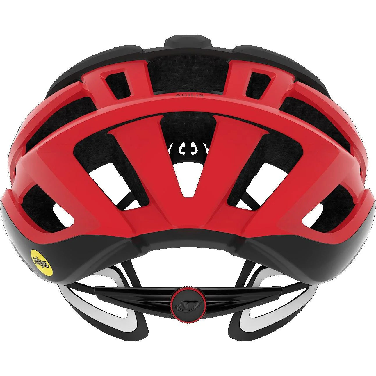 Giro Agilis MIPS Road Cycling Helmet (Matte Black/Bright Red)