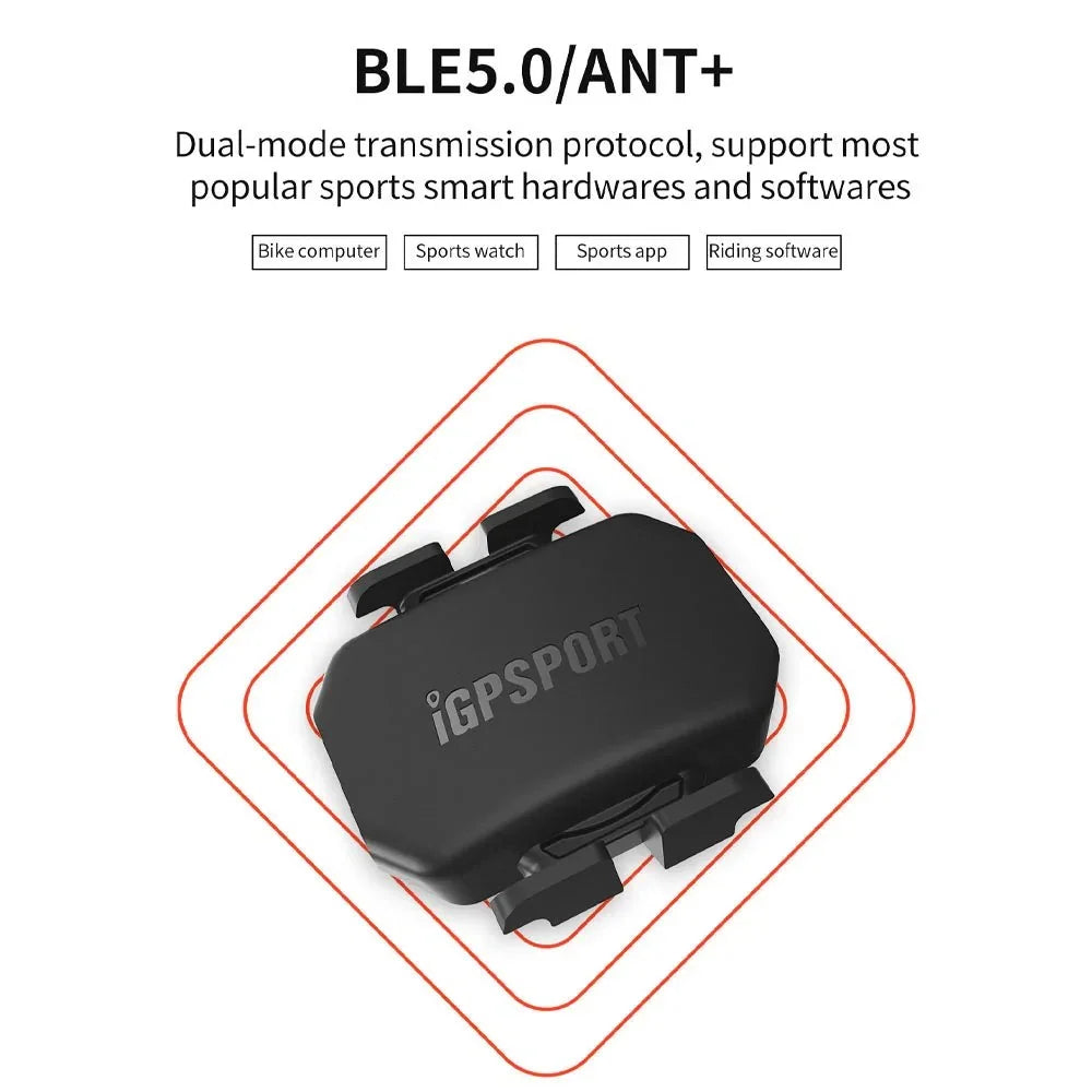 iGPSport CAD70 Dual Mode Cadence Sensor (Black)