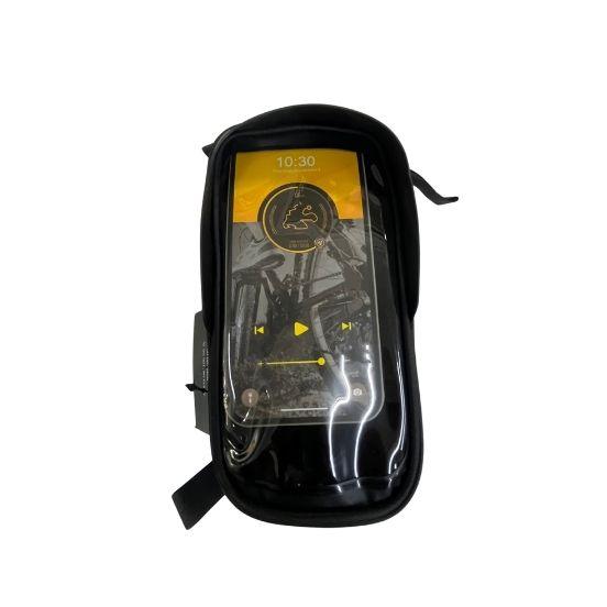 Krutials Top Tube Bag with Mobile Holder (Carbon Black)