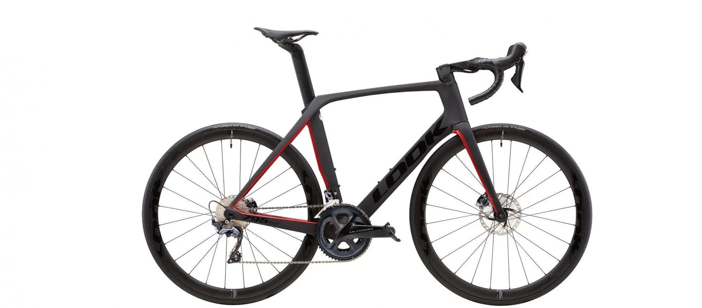 Look 795 Blade R38D (Black Mettalic Red Matte Glossy)