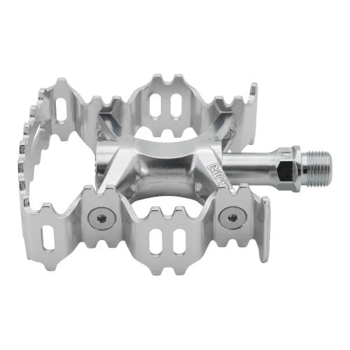 MKS Aurora Platform Pedals (Purple/Silver)