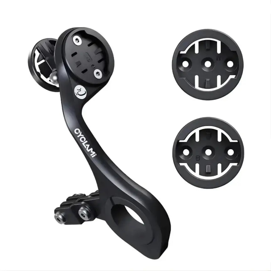 Cyclami M6W 3 in 1 Bicycle Mount for GPS Computer, Light & Action Camera