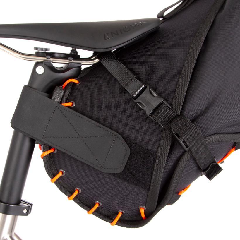 Restrap Saddle Bag (Black/Orange)