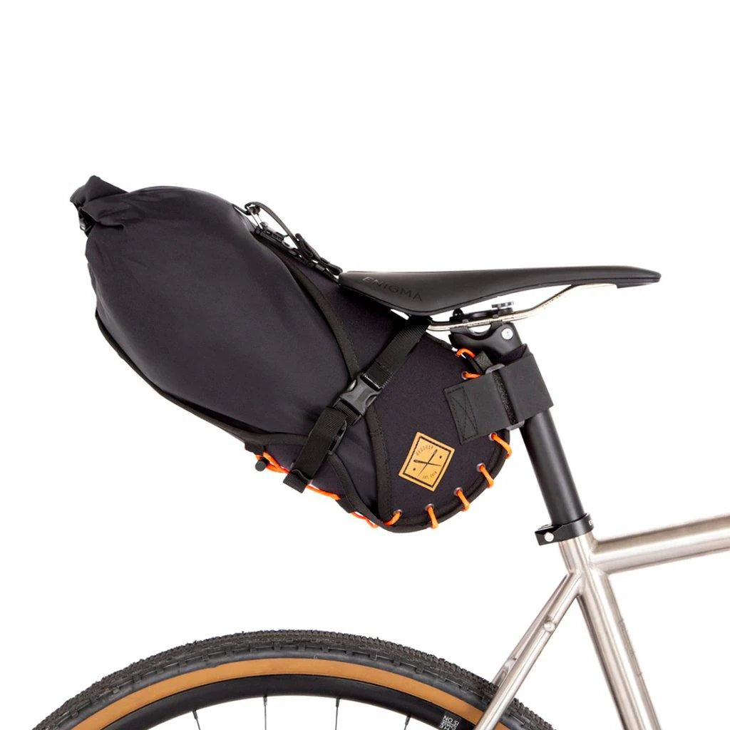 Restrap Saddle Bag (Black/Orange)