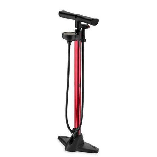 Giyo GF-5825 High Pressure Floor Pump (Maroon)