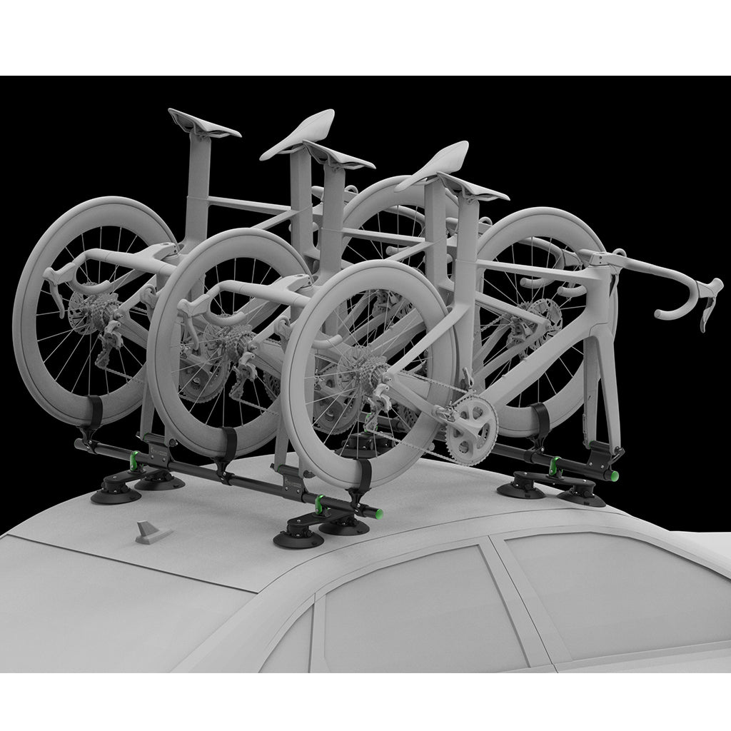Treefrog Roundbar Bike Rack For 5 Road/Gravel Bikes