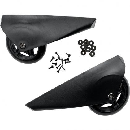 B&W Replacement Wheels For Bike Cases (Black)
