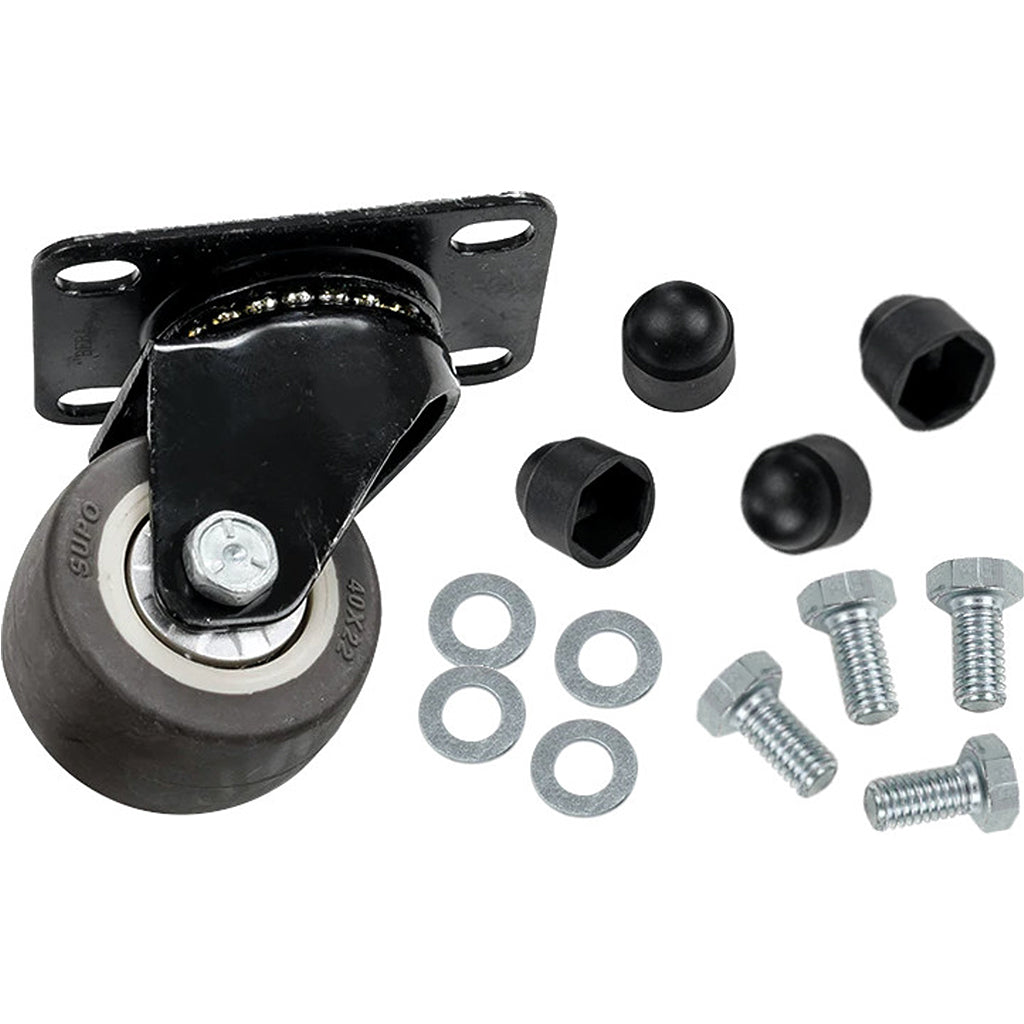 B&W Replacement Wheels For Bike Cases (Black)