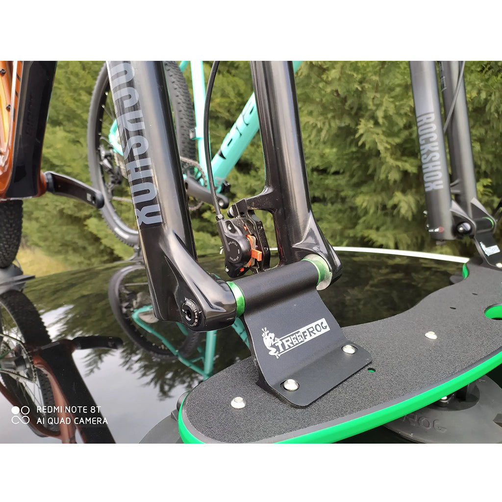 TreeFrog Pro 3 Plus Bike Rack (Black/Green)
