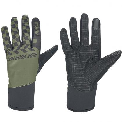 Northwave Winter Active Full Gloves-Forest Green/Black