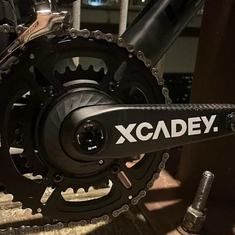 XCADEY Ventus Easton Lite Crankset Power Meter (Black)