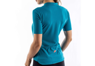 Castelli Anima 3 Women's Cycling Jersey (Marine Blue/ Celeste)