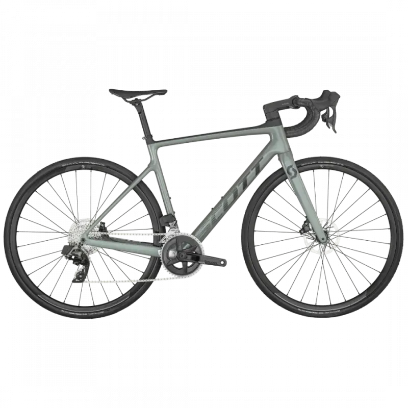 SCOTT ADDICT 10 GREEN LIGHTWEIGHT AND ENDURANCE ROAD BIKE