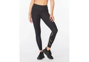 2XU WA5367B MCS X Train Mid Rise Women'sTights (Black/Gold)