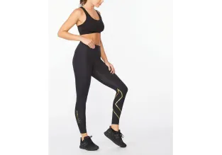 2XU WA5367B MCS X Train Mid Rise Women'sTights (Black/Gold)