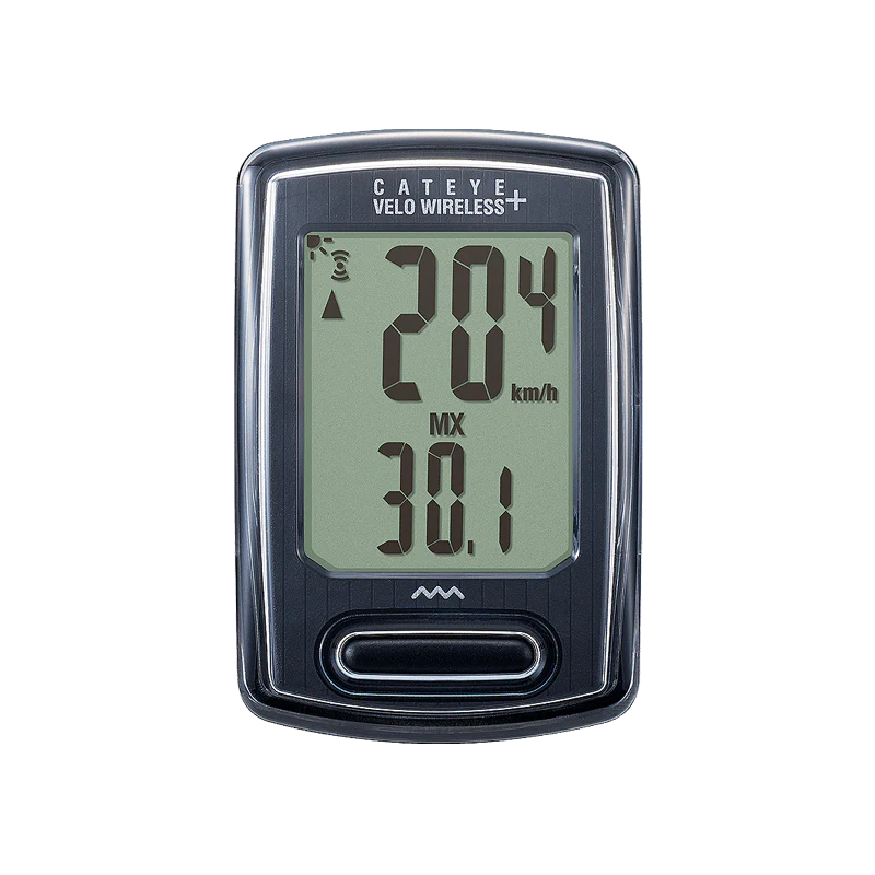 Cateye Velo Wireless+ Cyclocomputer (Black)