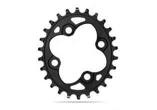 AbsoluteBlack Shimano 1x 104 BCD Oval 9/10/11/12 Speed Chainring (Black)