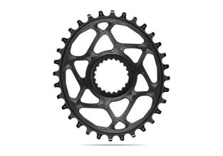 AbsoluteBlack Shimano 1x Oval 12 Speed Chainring (Black)