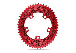 AbsoluteBlack Shimano Oval Chainrings (Red)