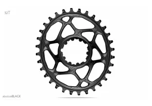 AbsoluteBlack Sram 1x GXP 9/10/11/12 Speed Chainring (Black)