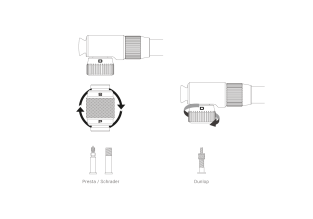Birzman Tiny Tanker With Helix Floor Pump