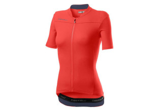 Castelli Anima 3 Women's Cycling Jersey (Brilliant Pink/Dark Steel Blue)