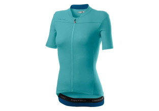 Castelli Anima 3 Women's Cycling Jersey (Celeste/Marine Blue)